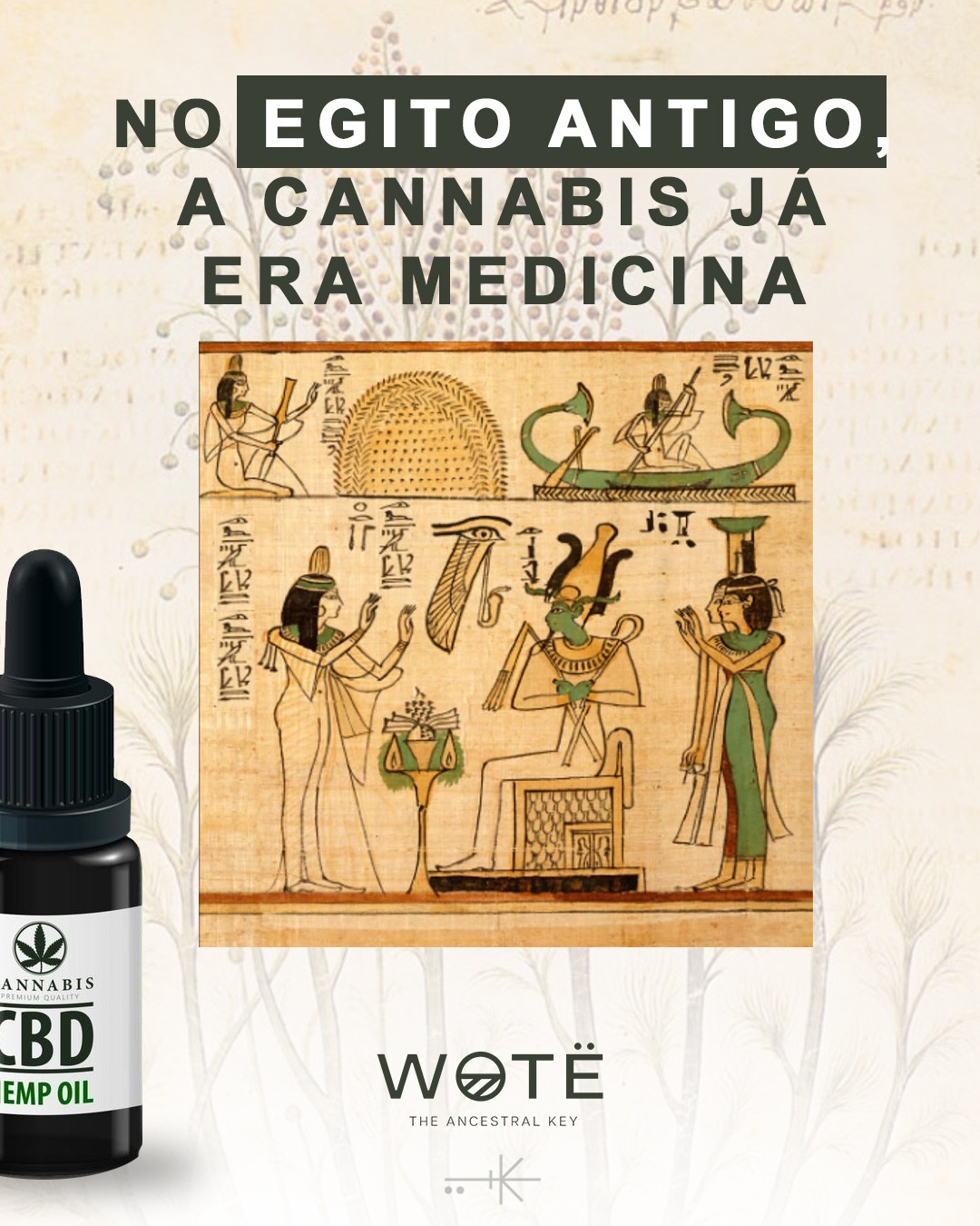 Cannabis no Egito Antigo: 3.500 Anos de Uso Medicinal | Wotë